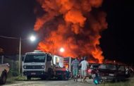 Pátio do Detran em Ipanema é tomado pelas chamas