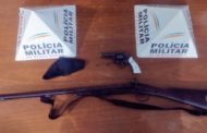 Armas retiradas de circulação na zona rural de Abre Campo
