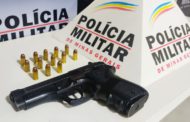 Arma recolhida no bairro Ponte da Aldeia