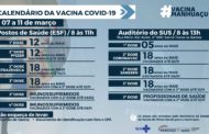 Calendário da vacinação contra a Covid-19