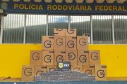 PRF apreende 9.500 maços de cigarros contrabandeados na BR-262